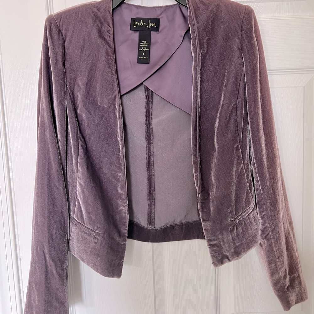 LONDON  JEAN woman’s velvet jacket